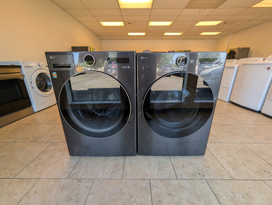 22667-Black-LG-FRONT LOAD-Laundry Set