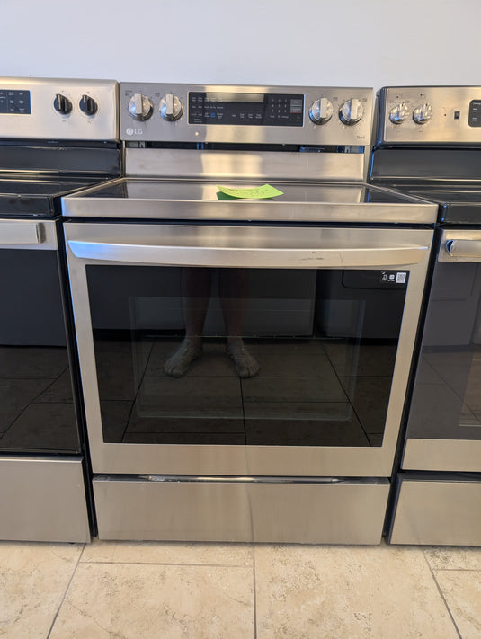 22859-Stainless-LG-Glass Top-Freestanding Range