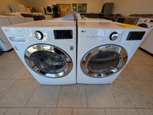 22841-White-LG-FRONT LOAD-Laundry Set