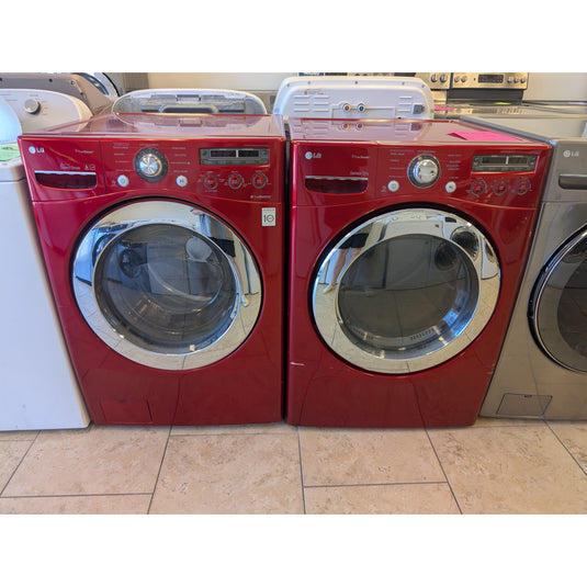 22619-Red-LG-FRONT LOAD-Laundry Set