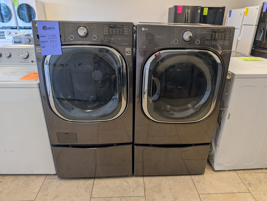 22895-Black-LG-FRONT LOAD-Laundry Set