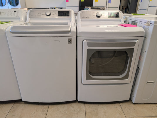 22876-White-LG-TOP LOAD-Laundry Set