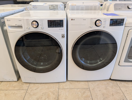 22973-White-LG-FRONT LOAD-Laundry Set