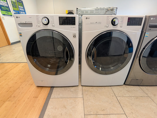 22946-White-LG-FRONT LOAD-Laundry Set
