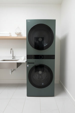 LG WKEX200HGA Green ELECTRIC Laundry Combo