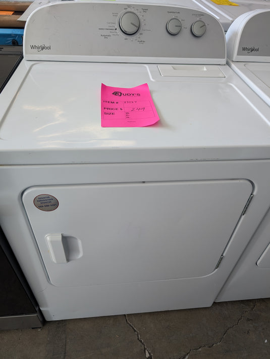 Whirlpool WED4815EW1 White ELECTRIC Dryer
