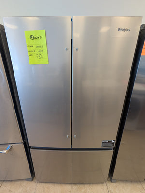 New Whirlpool WRFF3136SZ Stainless 3D Refrigerator