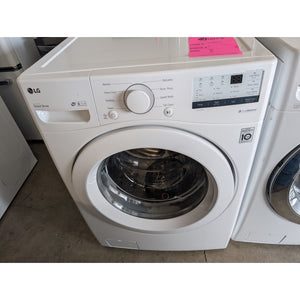 Lightly Used LG WM3400CW White Front Load Washer