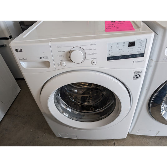 Lightly Used LG WM3400CW White Front Load Washer