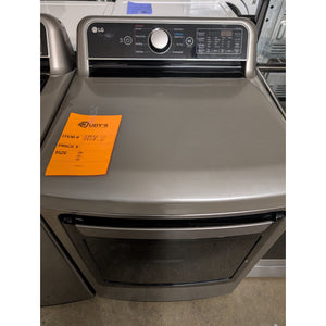Lightly Used LG DLE7400VE Stainless Electric Dryer