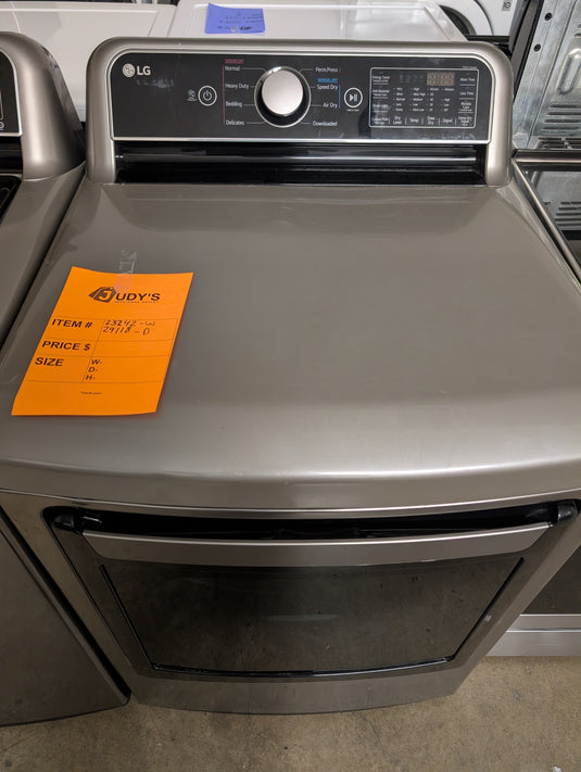 Lightly Used LG DLE7400VE Stainless Electric Dryer