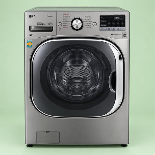 Lightly Used LG WM8100HVA Stainless Front Load Washer