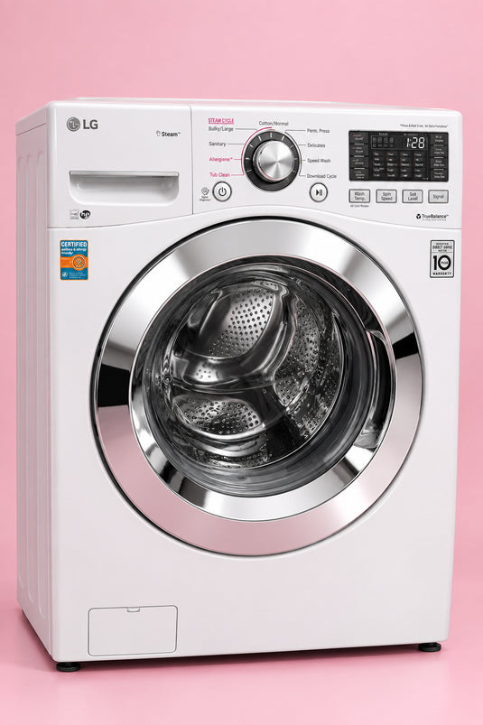 Lightly Used LG WM3370HWA White Front Load Washer