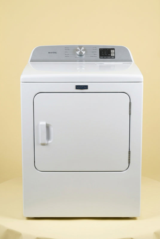 Lightly Used Maytag MED6200KW0 White Electric Dryer