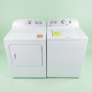 Lightly Used Whirlpool White 3-Piece Laundry Set