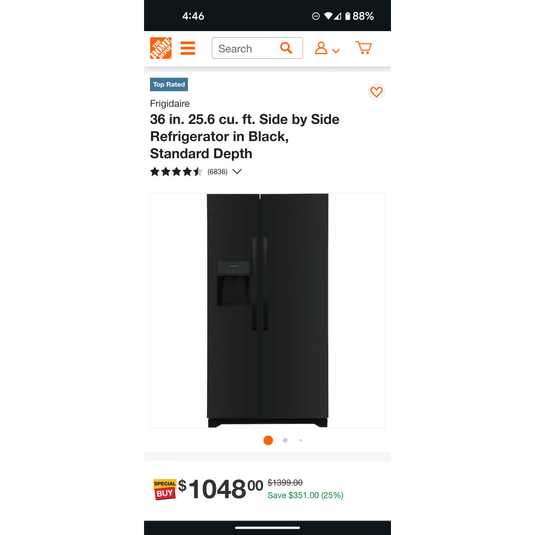 214064-Black-Frigidaire-SXS-Refrigerator