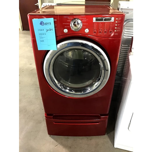 200787-Red-LG-Front Load-Dryer