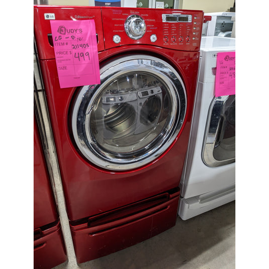 211405-Red-LG-Front Load-Dryer