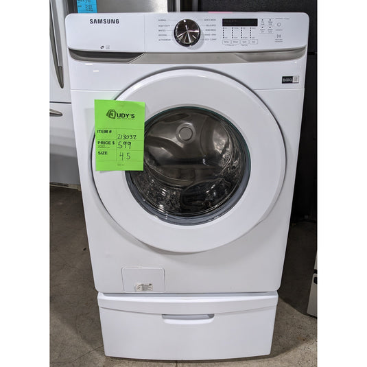 213032-White-Samsung-FRONT LOAD-Washer