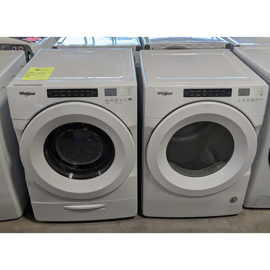 213023-White-Whirlpool-FRONT LOAD-Laundry Set