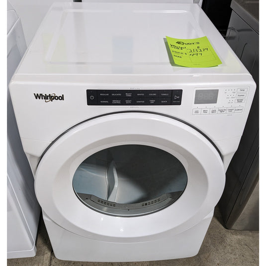 213274-White-Whirlpool-FRONT LOAD-Dryer