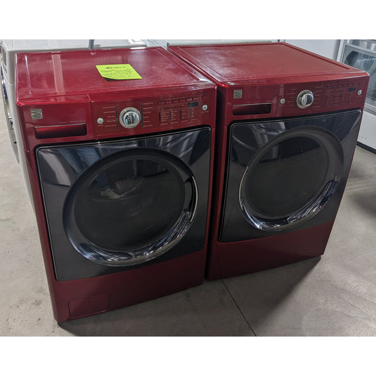 213395-Red-Kenmore-FRONT LOAD-Laundry Set