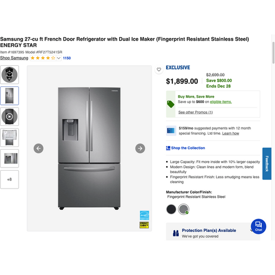 212926-NEW-Stainless-Samsung-3D-Refrigerator