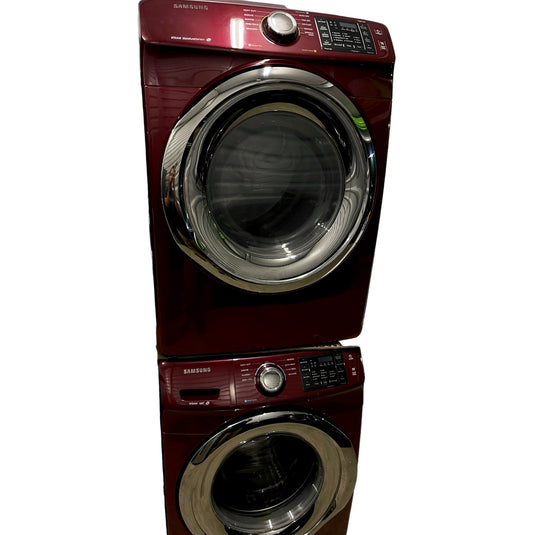 212678-Red-Samsung-FRONT LOAD-Laundry Set