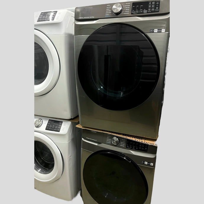 212673-Stainless-Samsung-FRONT LOAD-Laundry Set