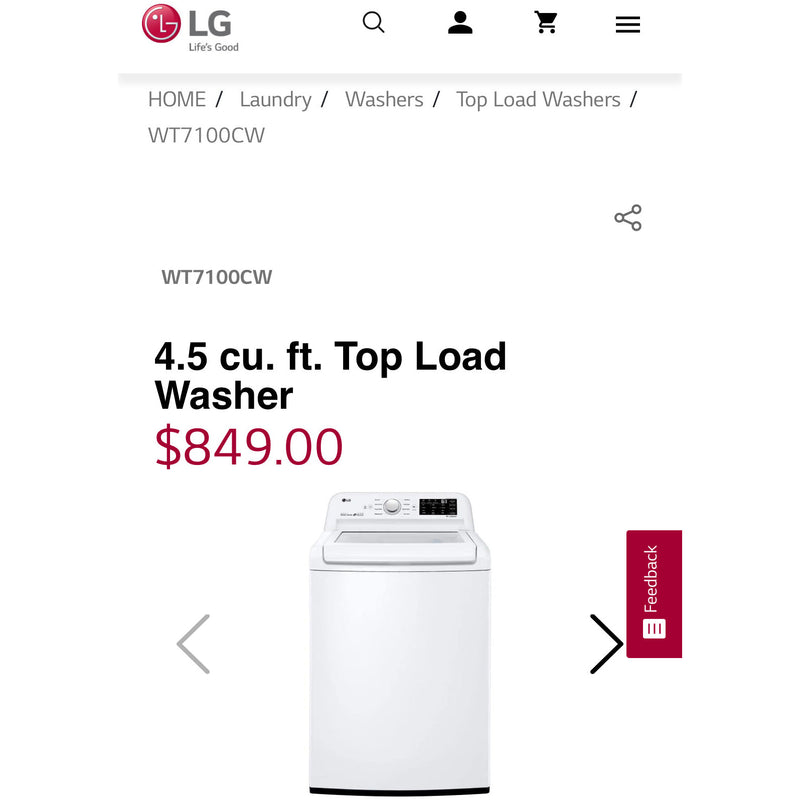 Load image into Gallery viewer, 212671-White-LG-Laundry Set
